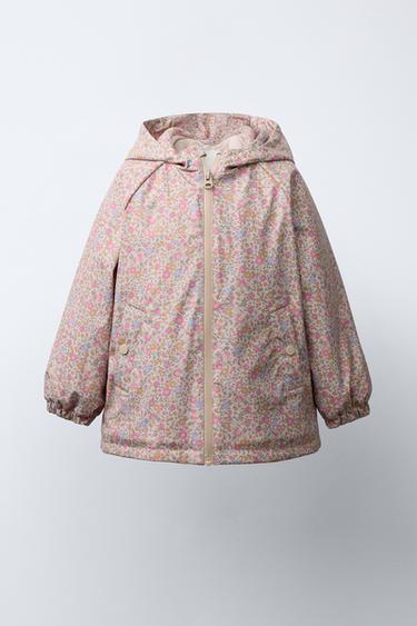 დარეზინებული საწვიმარი პრინტით WATER RESISTANT - Zara-ს Light pink