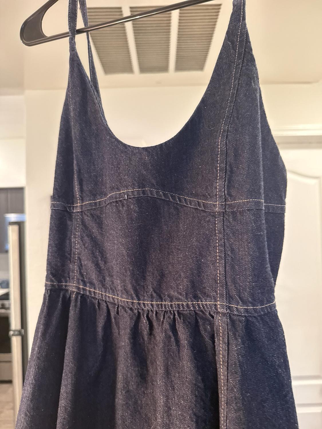 TRF DENIM SWING DRESS - Image 3