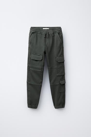 MULTI-POCKET TROUSERS - Emerald by Zara - Image 0