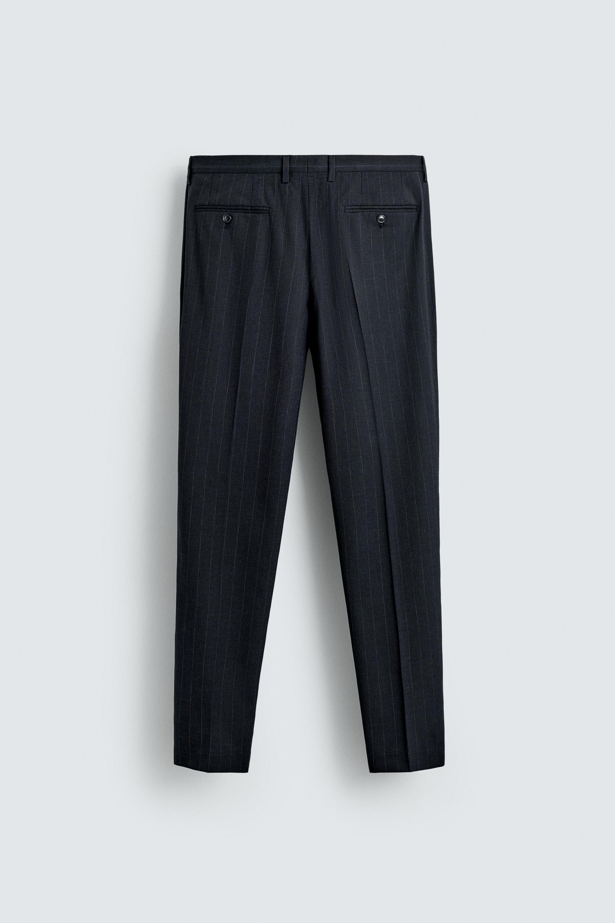 PANTALON DE COSTUME À RAYURES