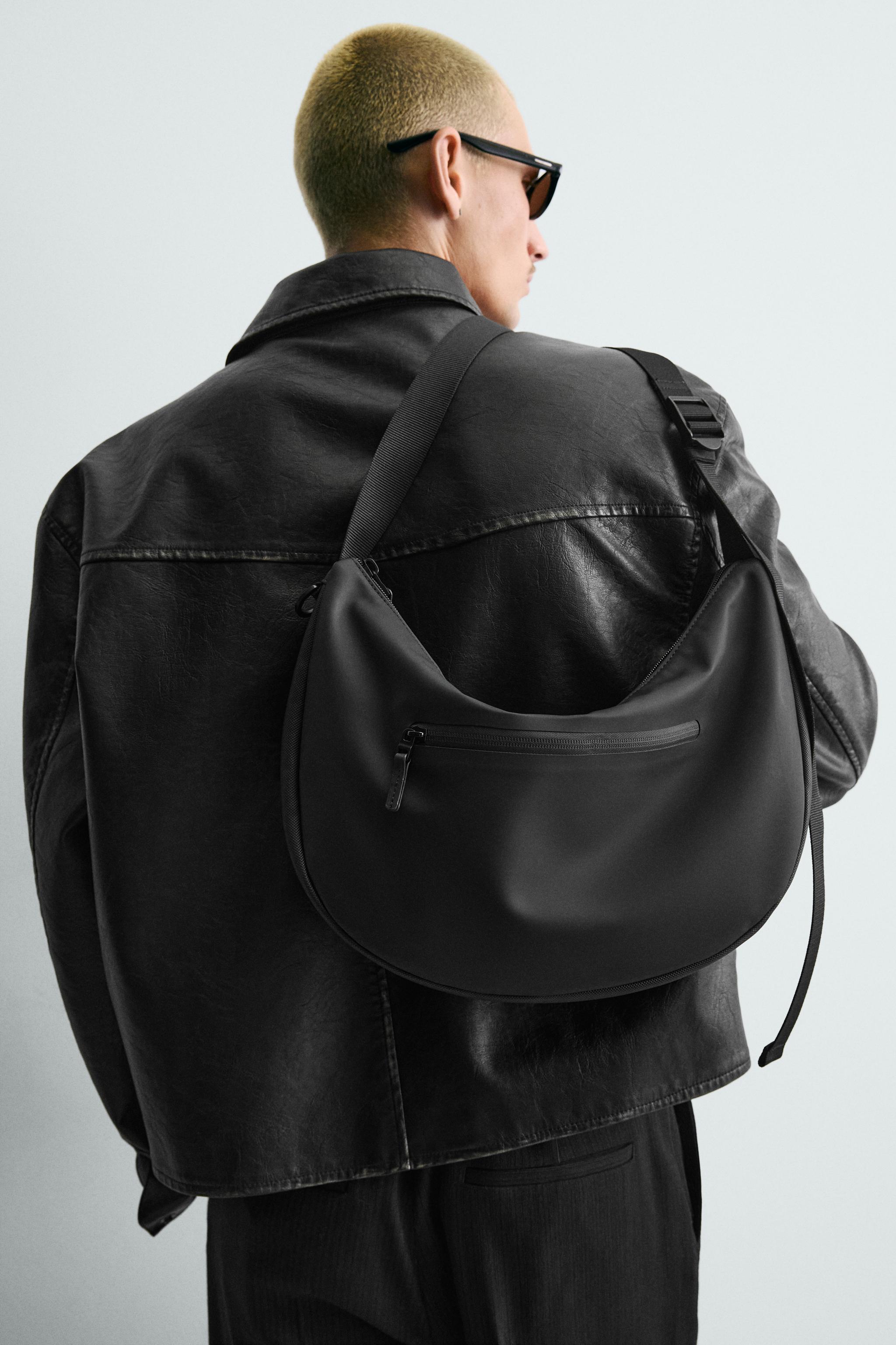 ラバーフィニッシュショルダーバッグ - ブラック | ZARA Japan / 日本