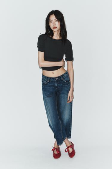 باليرينا رياضية بربطة - أحمر الخاص بـ Zara