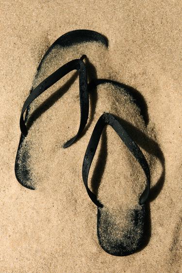 Zara STRAPPY SANDALS - Sea green