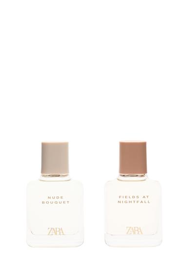 NUDE BOUQUET & FIELDS AT NIGHTFALL EDP 2X30ML / 1.01 oz. - TINTED LEATHER by Zara