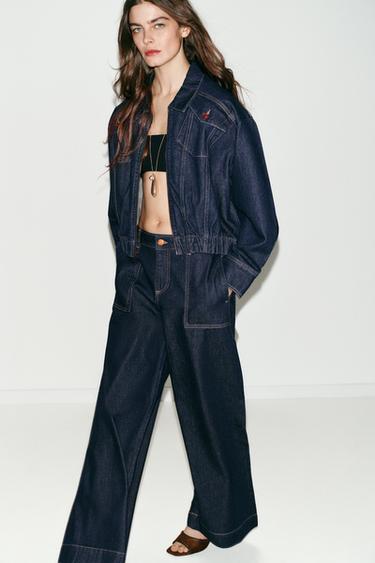 JEAN Z1975 LARGE À TAILLE NORMALE - Bleu de Zara - Image 6