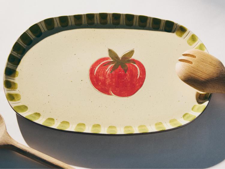 ZARA EARTHENWARE FRUIT SERVING DISH