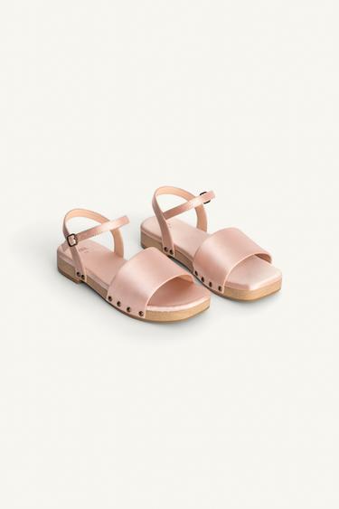 SANDALES À CLOUS ÉDITION LIMITÉE - Rose de Zara