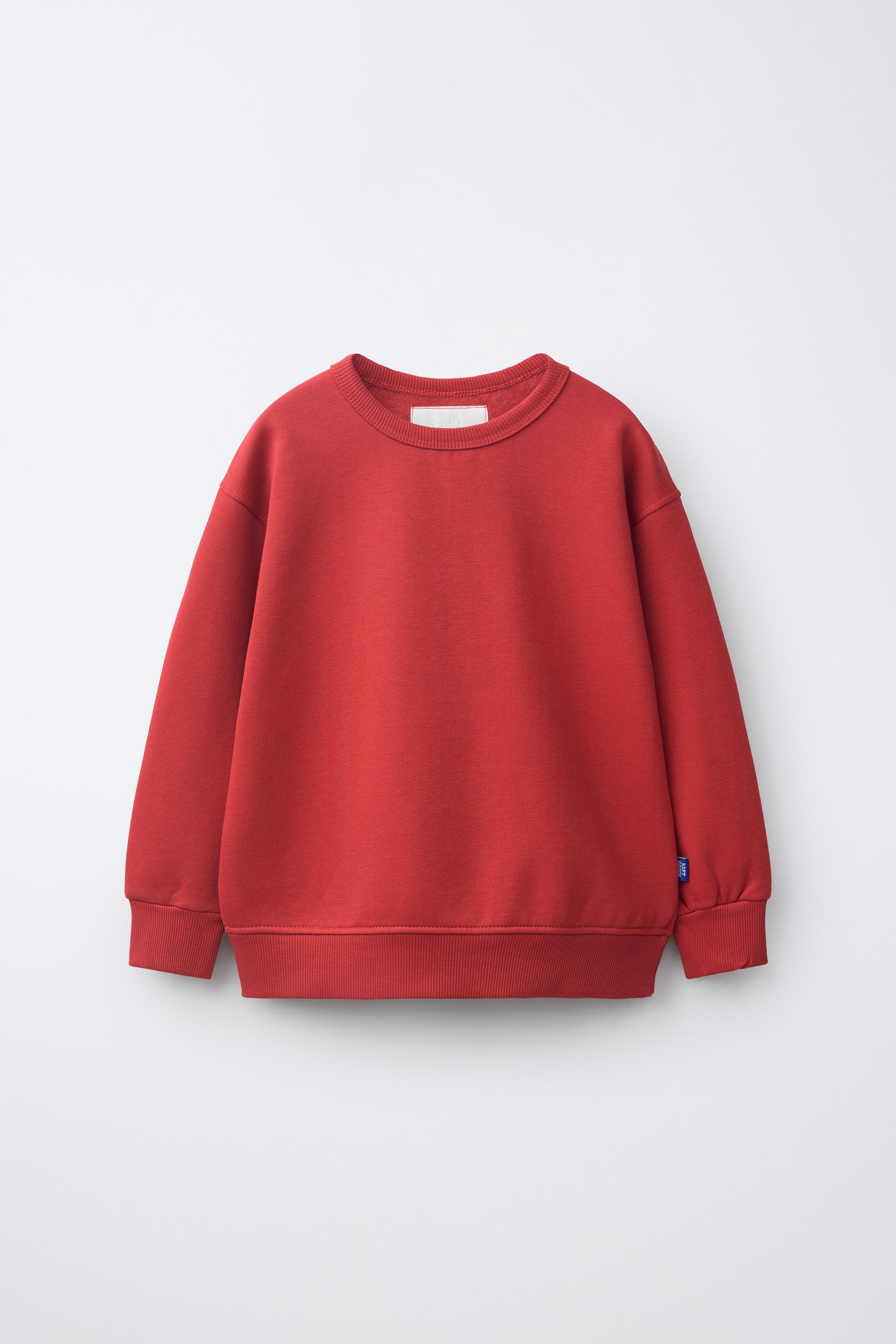 BASIC SWEATSHIRT — Red