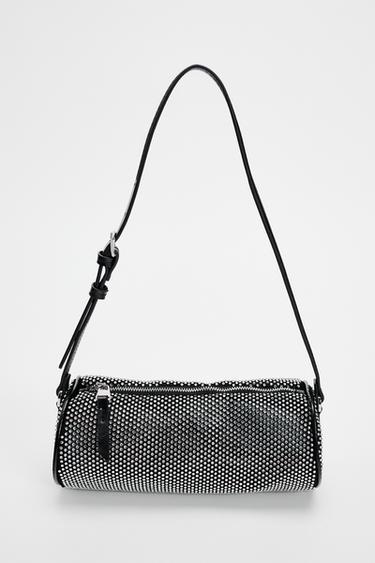 SAC BOWLING À PAILLETTES - Noir de Zara