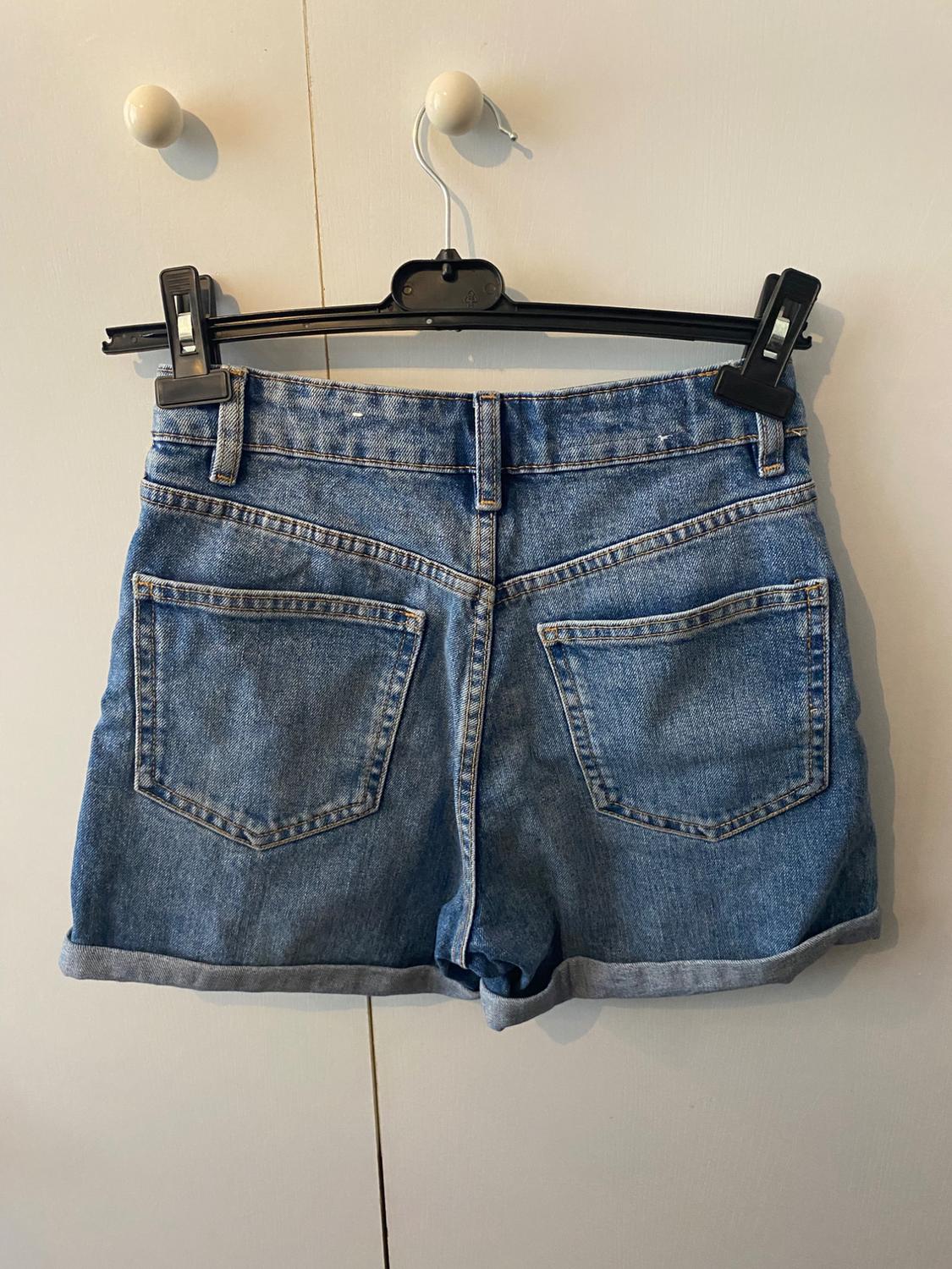 HIGH-WAIST MOM FIT TRF BERMUDA SHORTS - Image 2