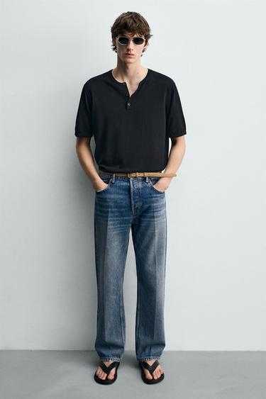 Zara 細帶涼鞋 - 黑色 - 圖片 0