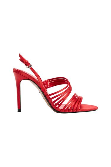 HEELED STRAPPY SANDALS