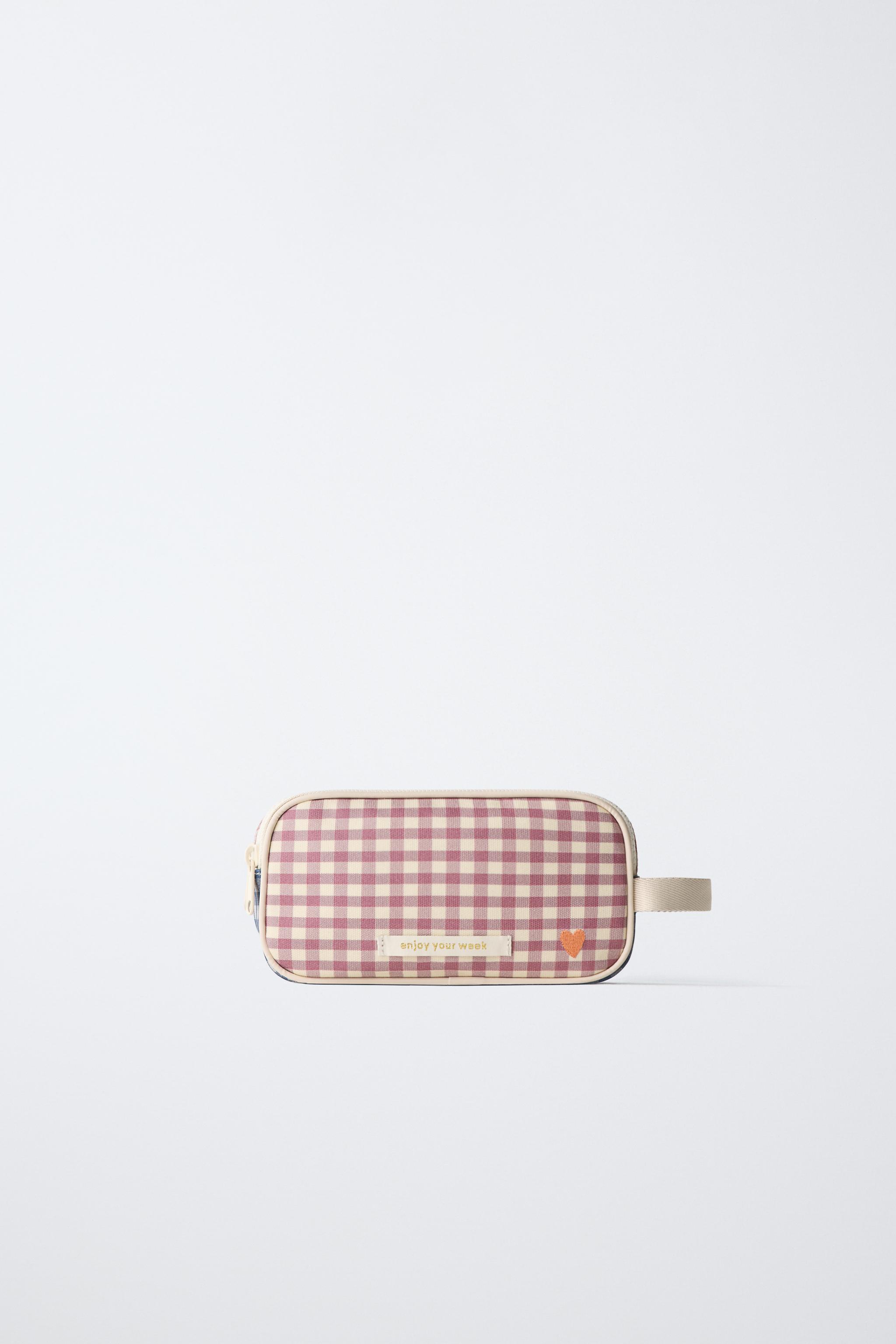 GINGHAM POUCH