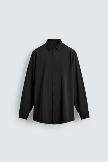 CAMISA SLIM FIT - Negre de Zara