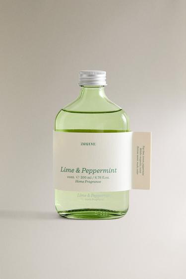 (200 ML) DIFFUSEUR DE PARFUM D’AMBIANCE À BÂTONNETS LIME & PEPPERMINT - Vert lime fluo de Zara - Image 4
