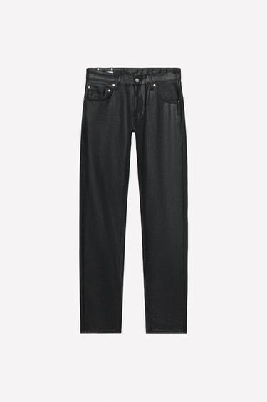 SLIM FIT WAXED JEANS LUDOVIC DE SAINT SERNIN x ZARA - Black by Zara