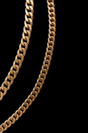 PACK 2 COLLARES CADENA ESLABONES - Dorado de Zara