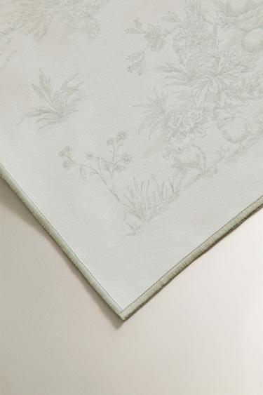 RESIN-COATED TOILE PLACEMAT - Blue by Zara - Image 2