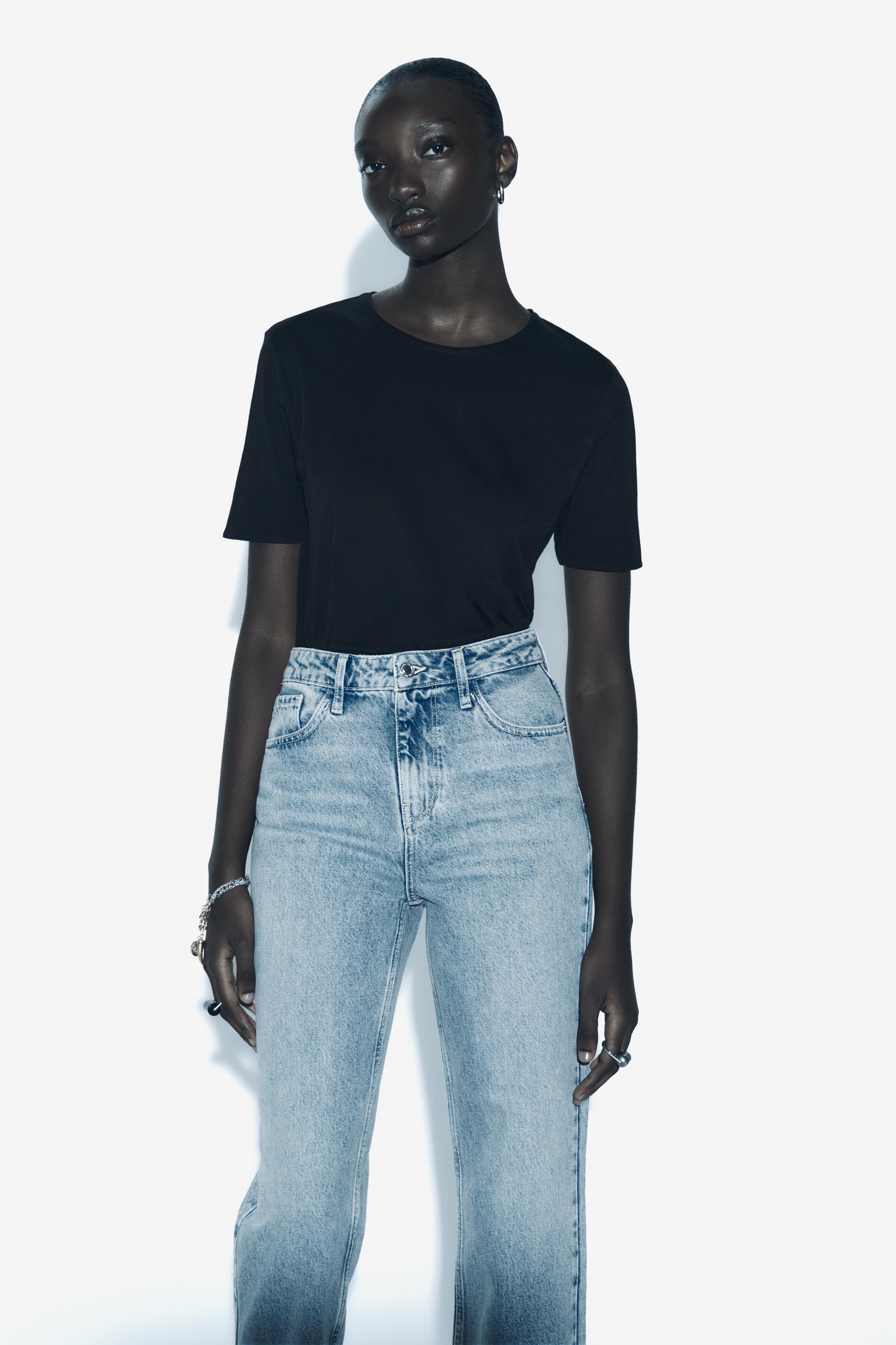 HIGH RISE Z1975 STRAIGHT LEG JEANS - Indigo | ZARA United States