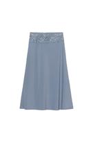 KONTRAST DANTEL DETAYLI CROP SWEATSHIRT - Görsel 4