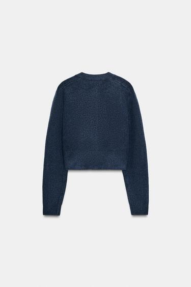 CHAQUETA PUNTO SOFT - Marino de Zara
