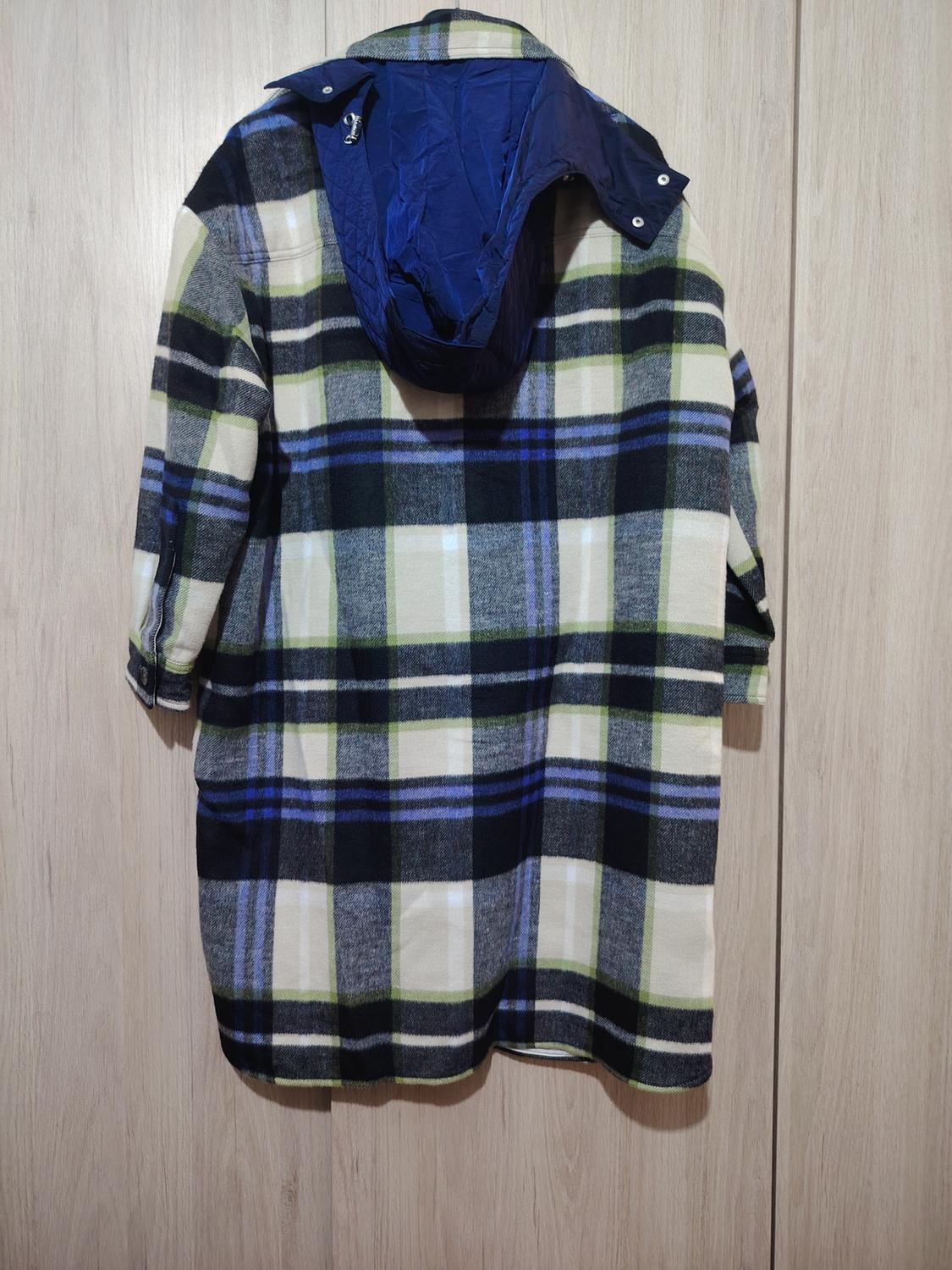 HOODED CHECK OVERSHIRT - Image 3