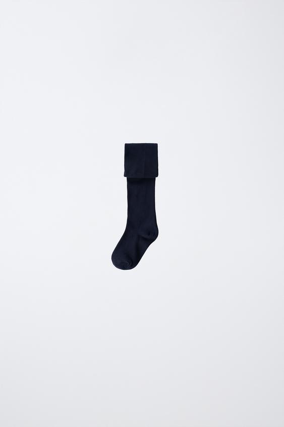 PLAIN TIGHTS - Navy blue de Zara - Imagen 0