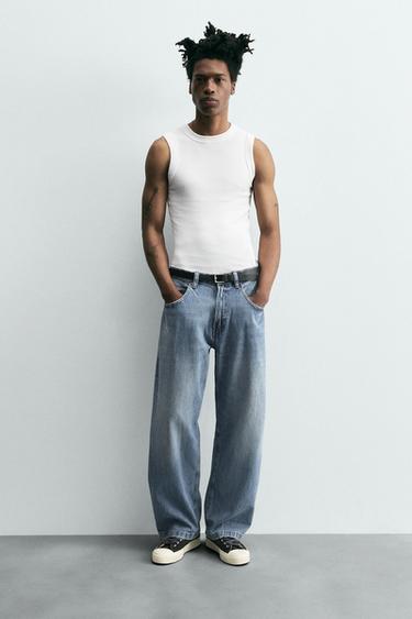 Zara BAGGY FIT JEANS - Mid-blue - Image 0