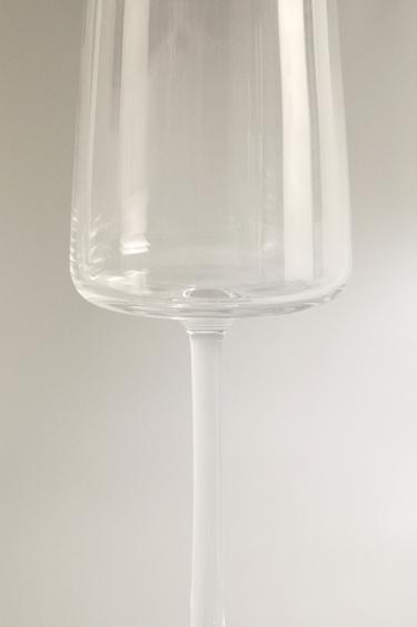 CONICAL CRYSTALLINE FLUTE GLASS -  by Zara - Image 3