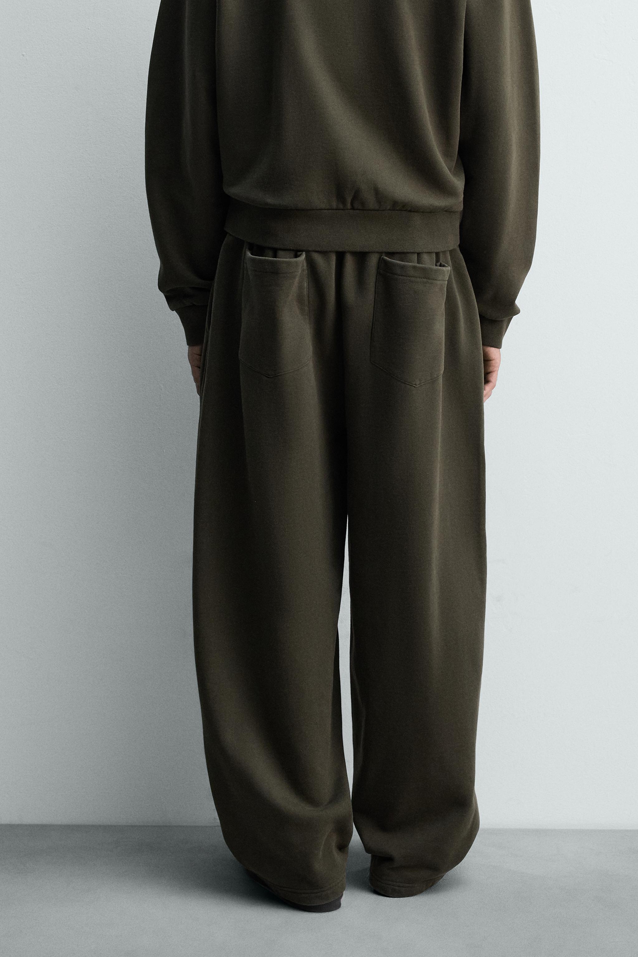 WASHED BALLOON FIT JOGGING PANTS