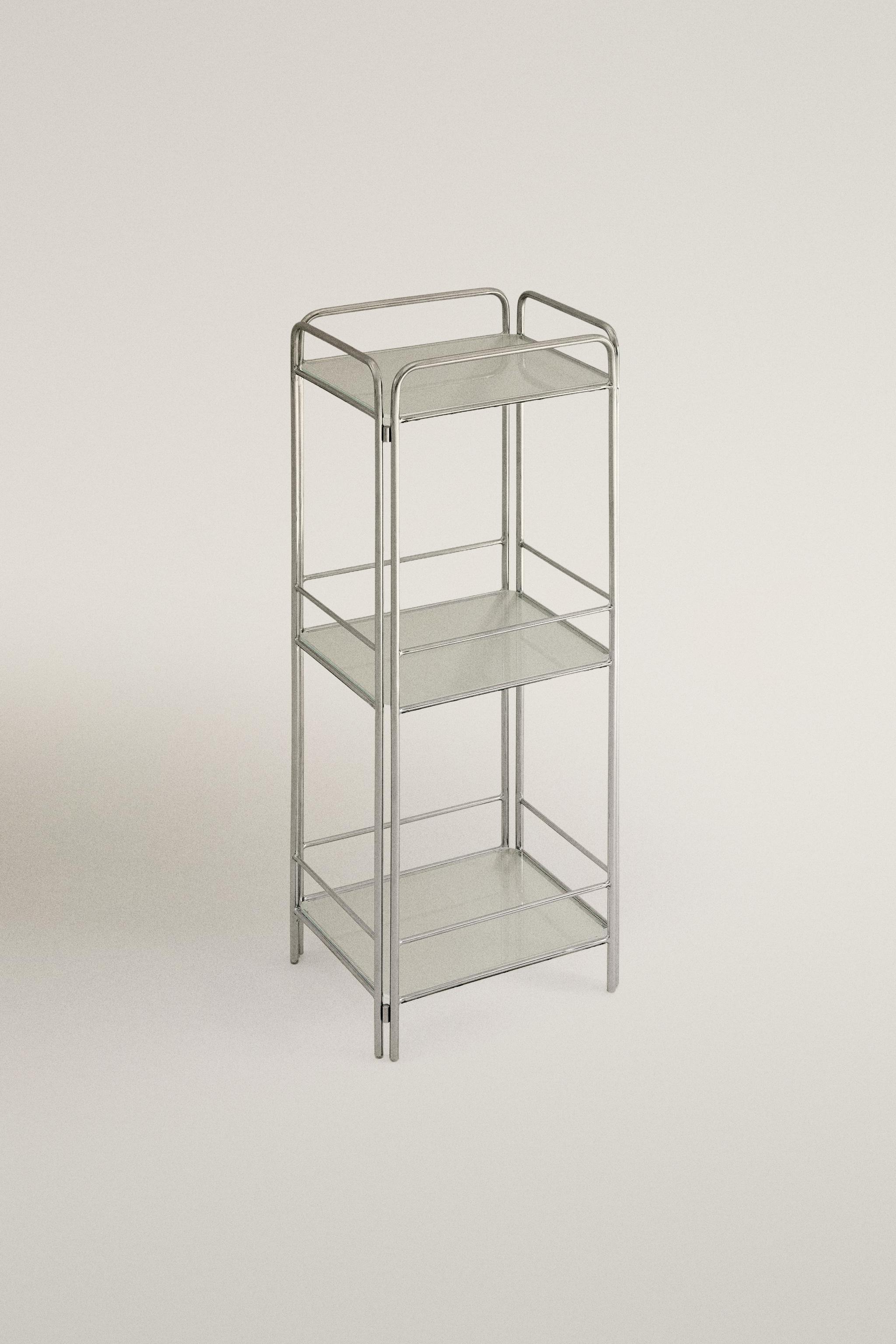 STEEL AND GLASS STORAGE UNIT - Gray | ZARA United States
