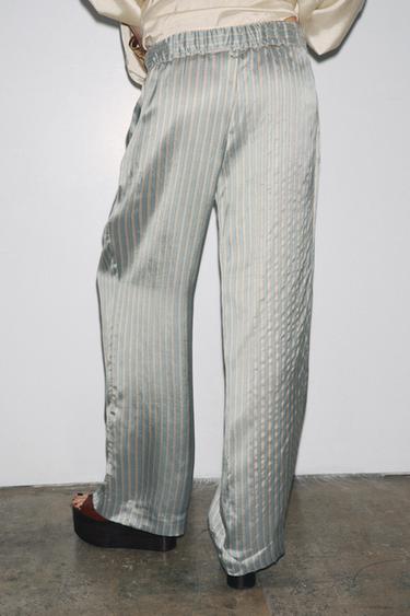 STRIPED PYJAMA TROUSERS ZW COLLECTION - striped by Zara - Image 2