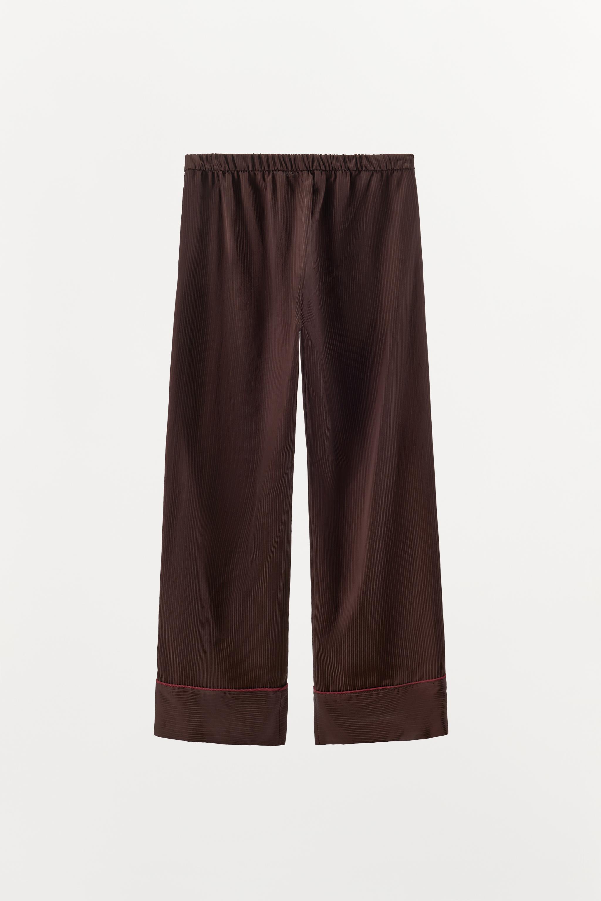 CONTRAST STRIPE PAJAMA PANTS