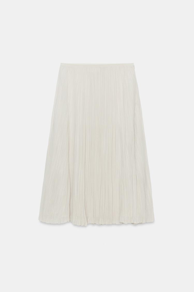 FALDA MIDI PLISADA ZW COLLECTION 5