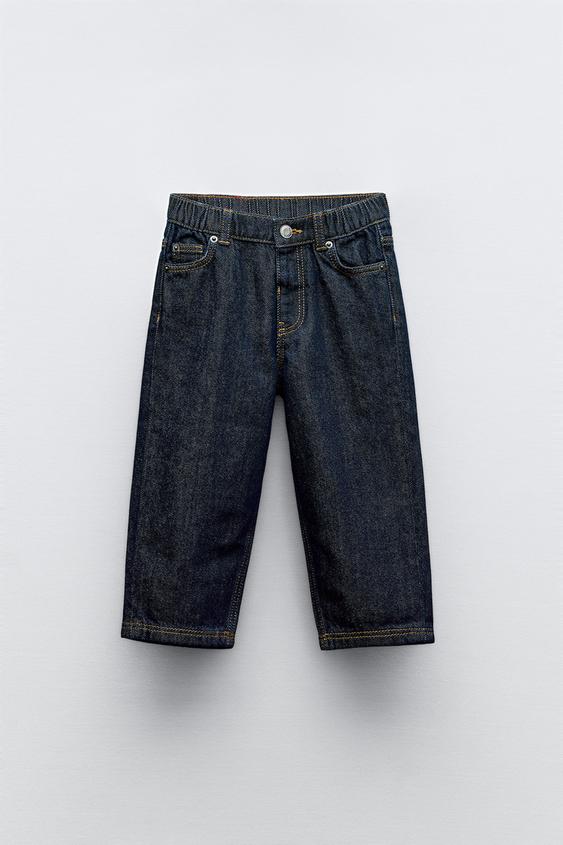 RELAXED FIT BALLOON JEANS - Blue | ZARA Australia