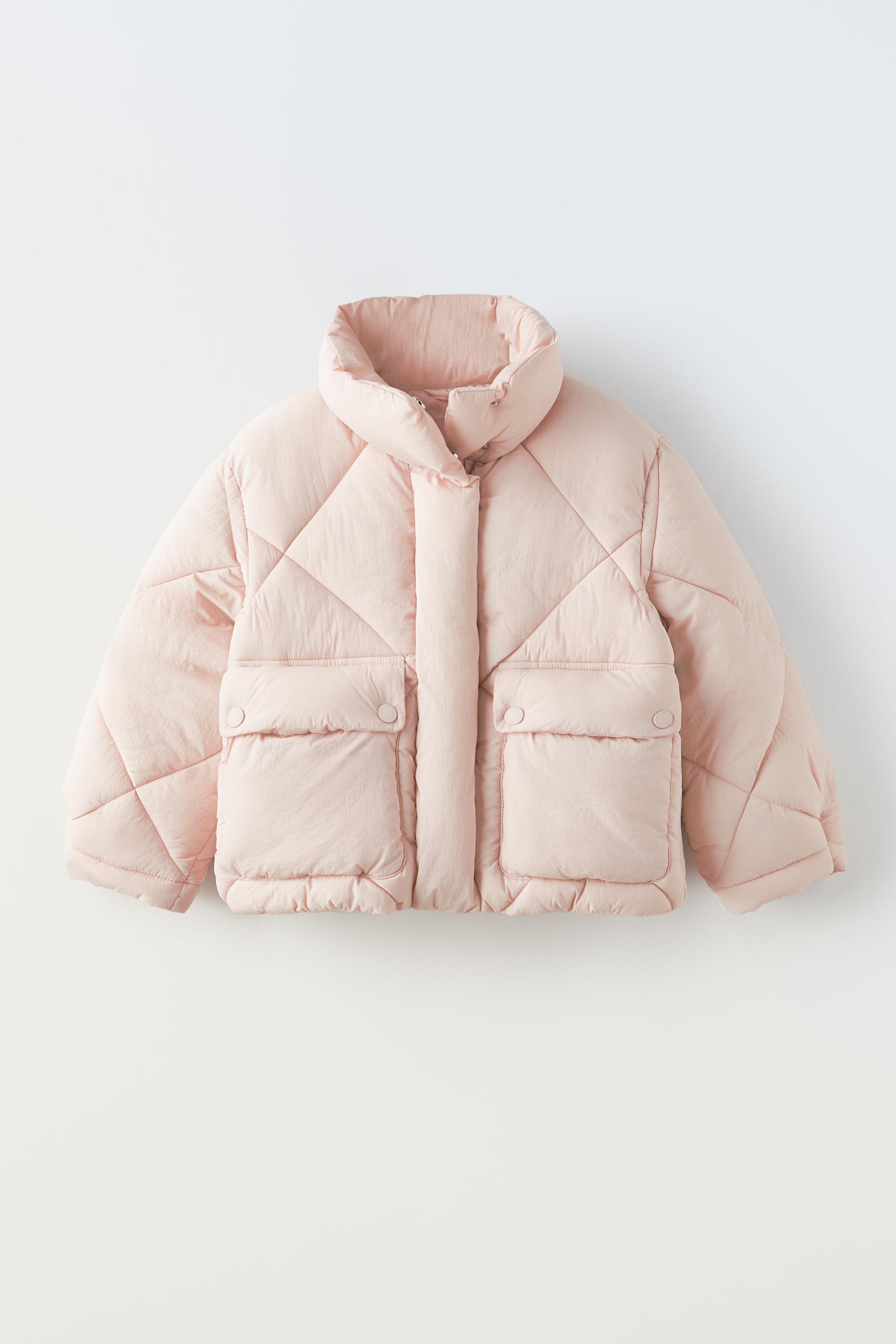 Zara long best sale puffer jacket