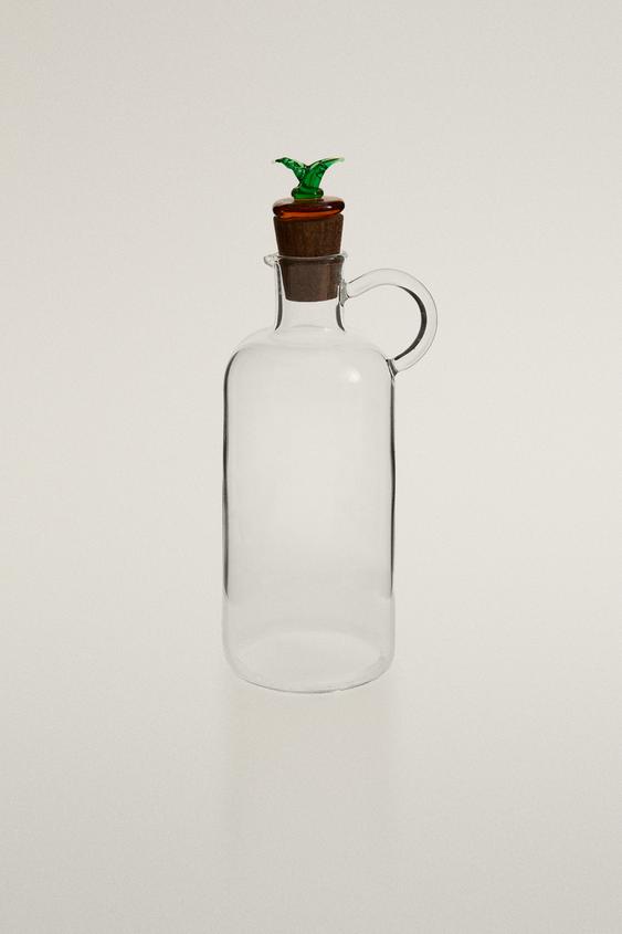 GALHETEIRO DE AZEITE DE BOROSSILICATO PIMENTA - Verde da Zara - Imagem 0