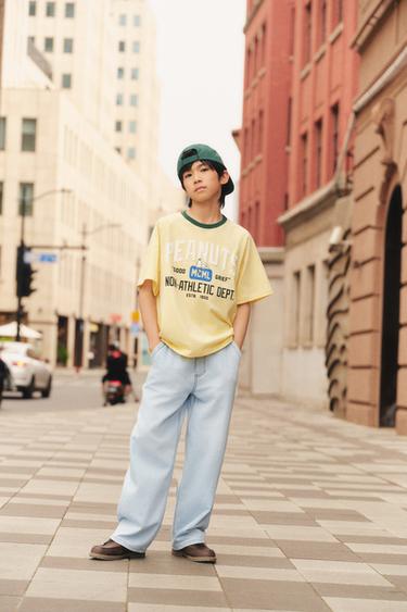 Zara SNOOPY PEANUTS™ T 恤 - 黃色