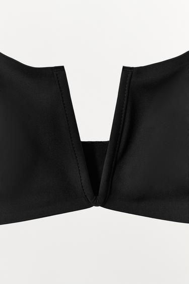 SHAPING BRA WITH POLYAMIDE - Black by Zara - Image 8
