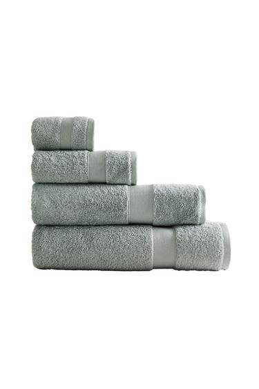 Zara PREMIUM COTTON BATH TOWEL (600 GSM) - Blue / Green