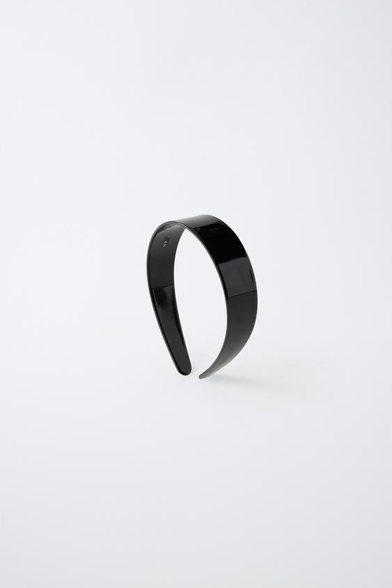 Zara SOLID HEADBAND - Black - Image 0
