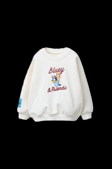 BLUEY © LUDO STUDIO EMBROIDERED SWEATSHIRT - Ecru by Zara