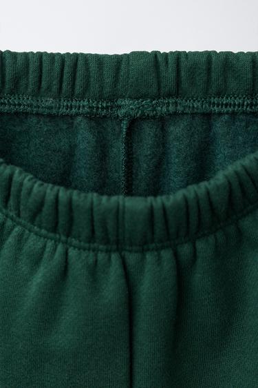 TERRY PATCH SWEATSHIRT AND JOGGER TROUSERS SET - Mid-green by Zara - Image 5