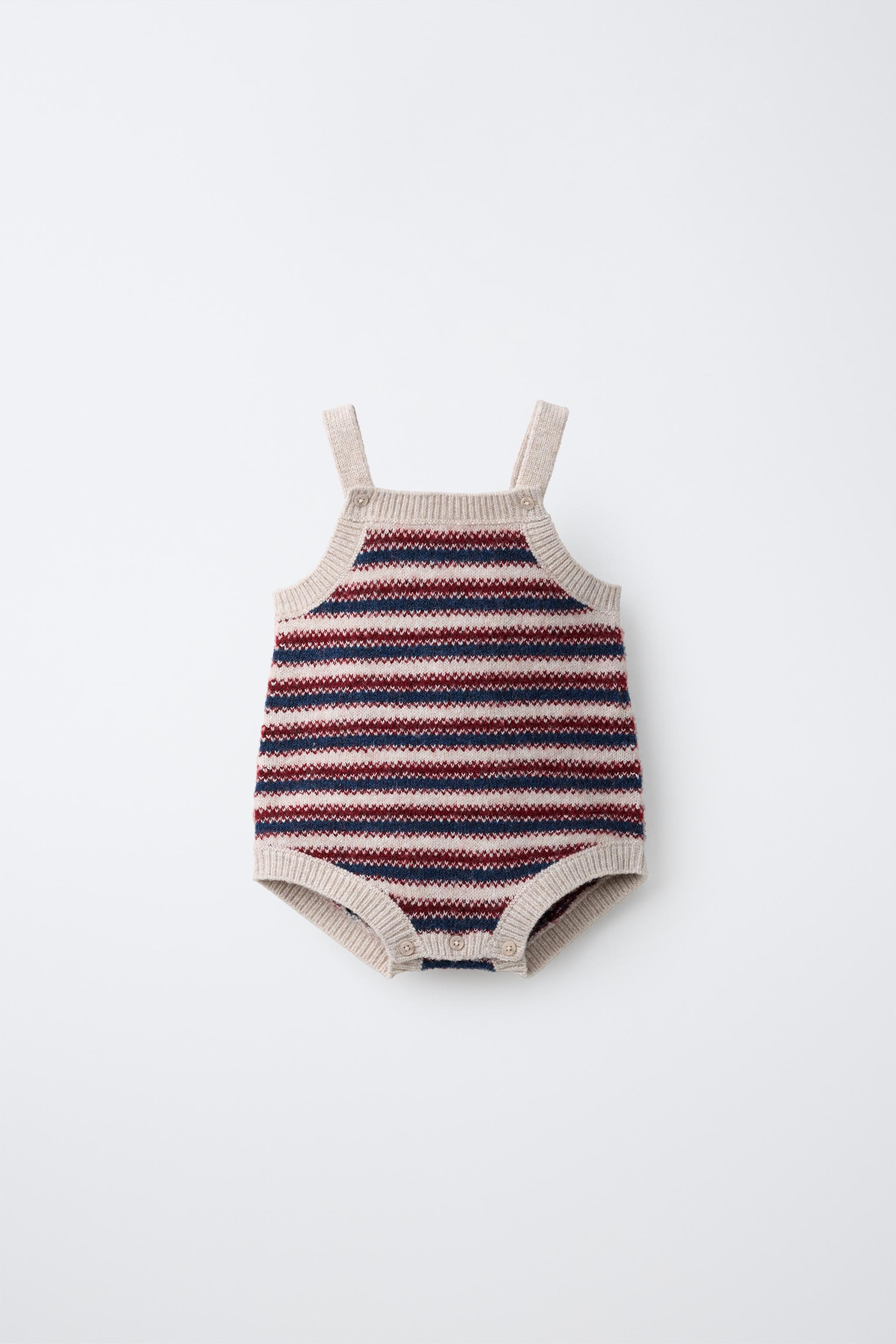 BODY EN MAILLE À RAYURES