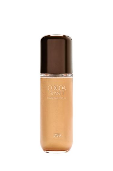 COCOA SUNSET 쉬머링 바디 오일 100ML(3.4 FL. OZ) - Zara 물들인 가죽