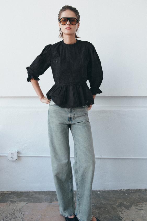 ZW COLLECTION EMBROIDERED SHIRT