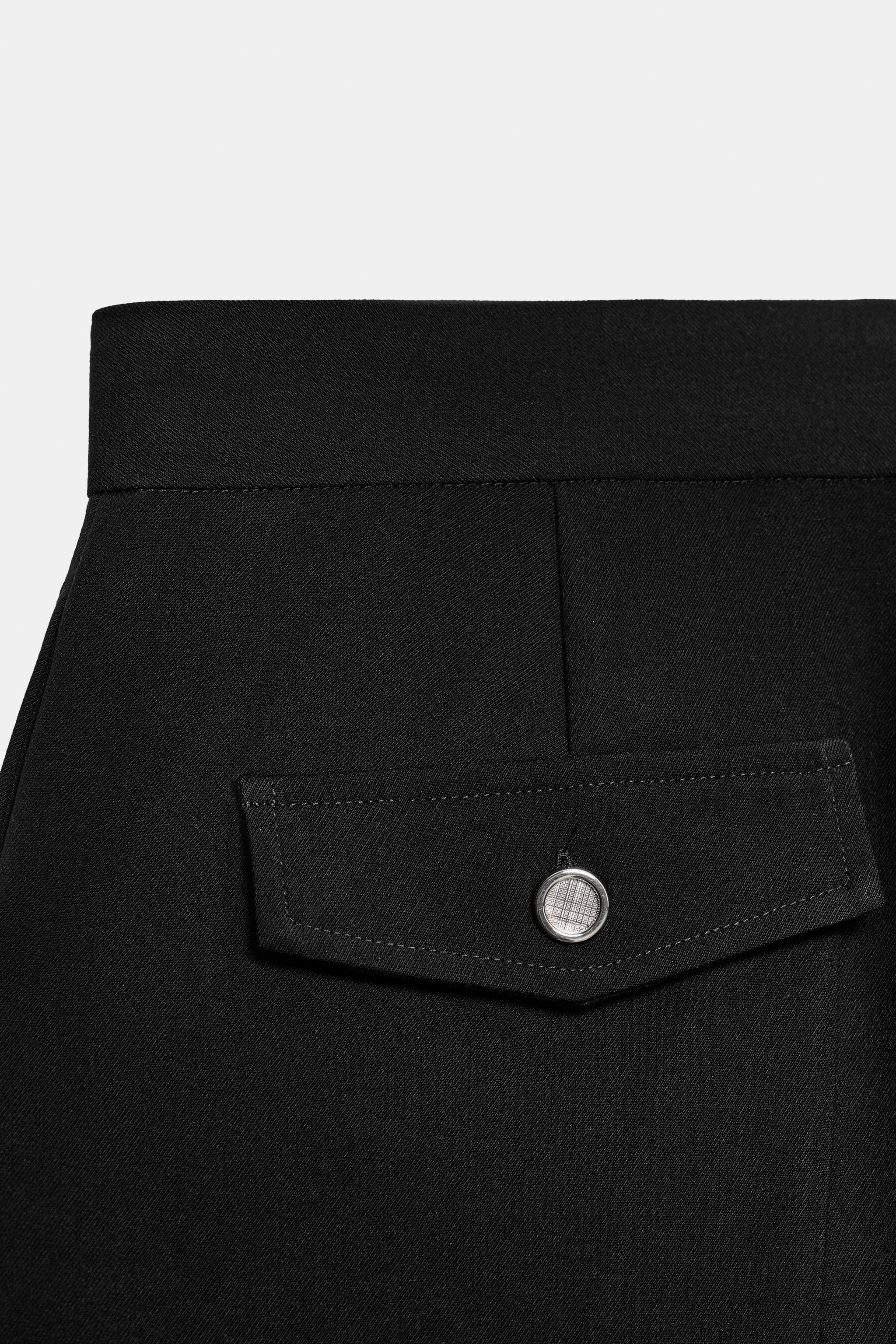 Zara Pensli Geniş Paça Pantolon görsel 6