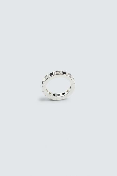 CONTRAST ZIRCONIA RING - Silver by Zara - Image 1
