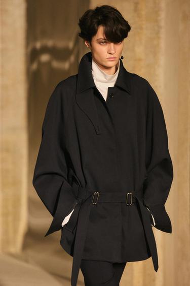 100% wool jacket with belt detail - LIMITED EDITION — Dark navy 1