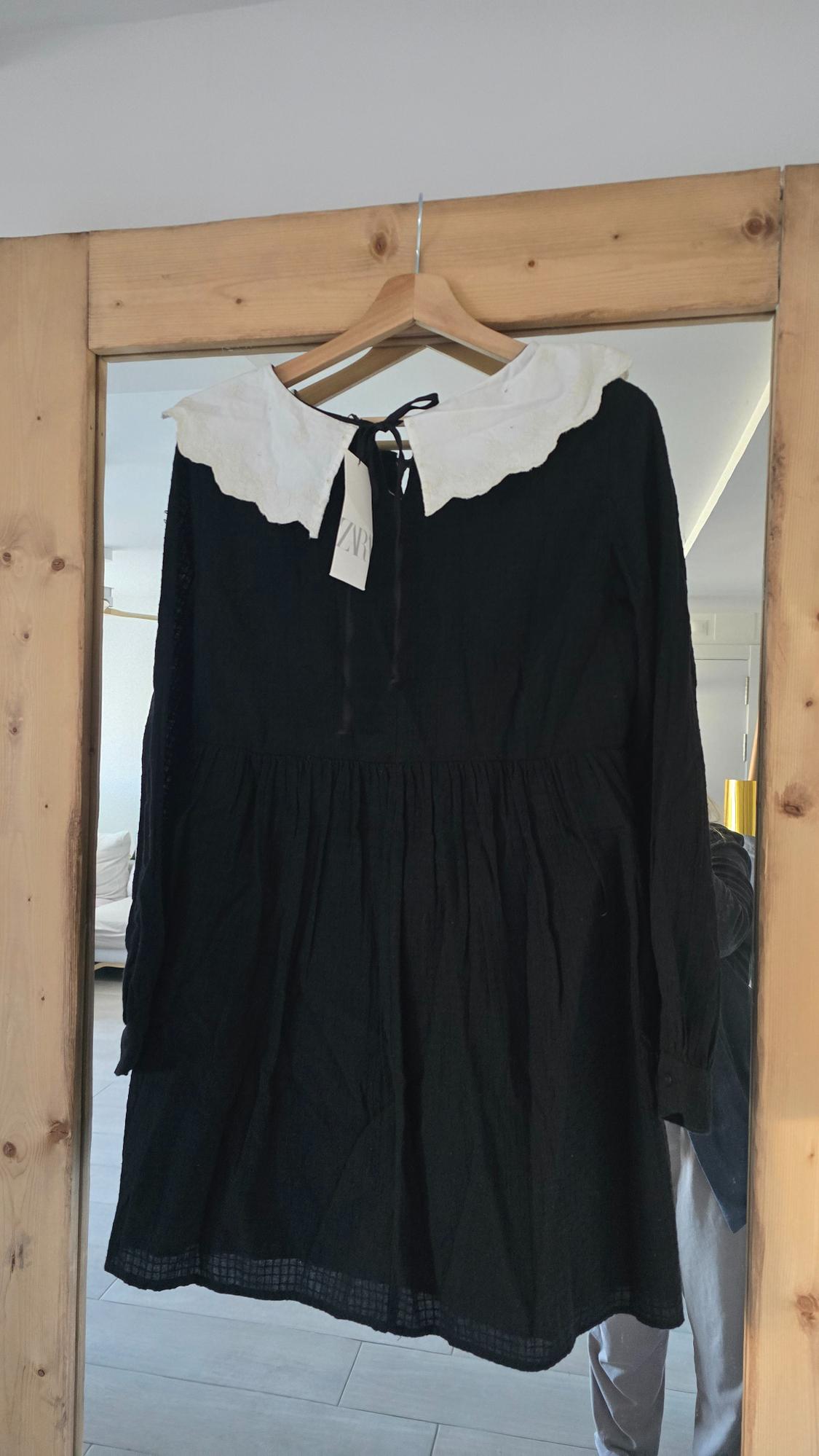 SHORT DRESS WITH PETER PAN COLLAR - Image 2